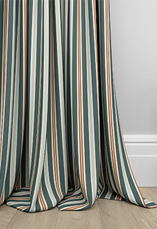 The British Stripe Co. Charles, Teignbridge No.1 - Made to Measure Curtains
